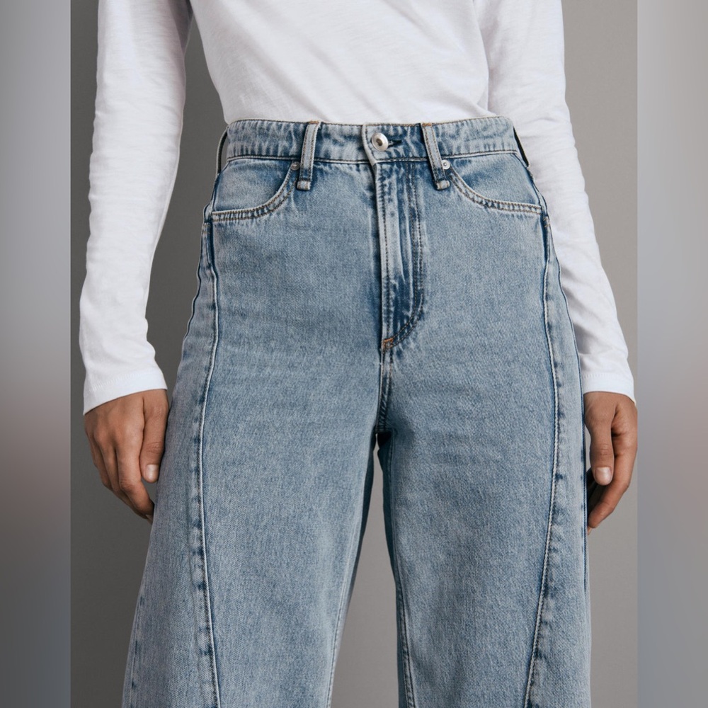 rag & bone Light Blue Flare & Wide Leg Jeans - Picture 5 of 14